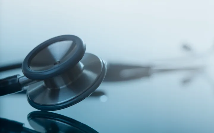 Stethoscope used during a medical examination